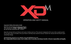 XD(M)® Manual - Springfield Armory