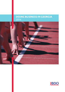 doing business in georgia 2014