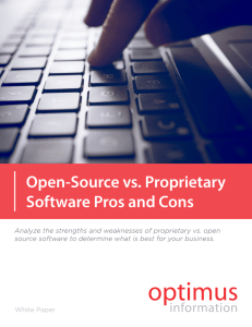 Open-Source vs. Proprietary Software Pros and Cons