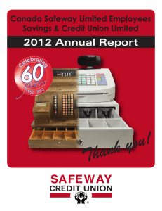 2012 Annual Report - Canada Safeway Limited Employees Savings