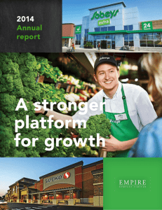 2014 Annual Report - Empire Company Limited