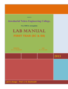 lab manual lab manual