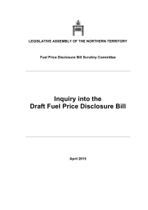Inquiry into the Draft Fuel Price Disclosure Bill