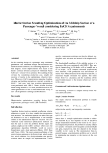 Multicriterion Scantling Optimization of the Midship Section of