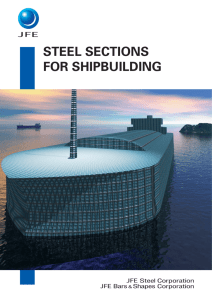 STEEL SECTIONS FOR SHIPBUILDING