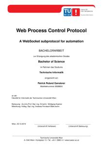 Web Process Control Protocol