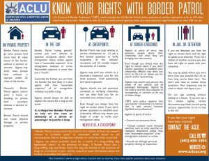 Know Your Rights with Border Patrol (English)