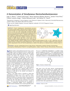 A Demonstration of Simultaneous Electrochemiluminescence