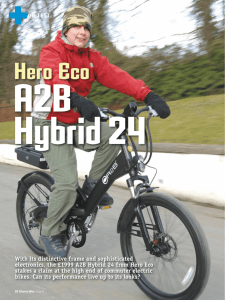 Hero Eco - Electric Bike Magazine