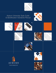 Auburn University Style Guide & Identification Standards Manual