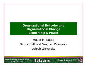 Organizational Behavior and Organizational