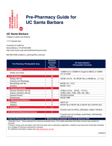 UC Santa Barbara - College of Pharmacy | University of Illinois at