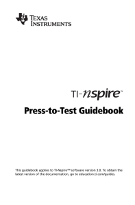 What is Press to Test?