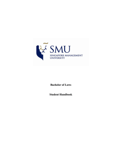 Bachelor of Laws Student Handbook