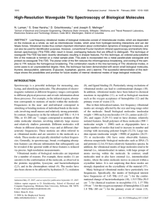 High-Resolution Waveguide THz Spectroscopy of Biological