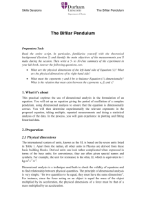 The Bifilar Pendulum - durham physics laboratory guide
