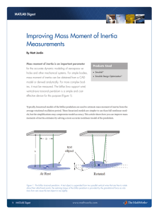 Improving Mass Moment of Inertia Measurements