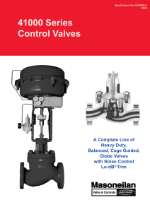 41000 Series Control Valves