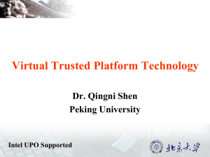 Virtual Trusted Platform Technology