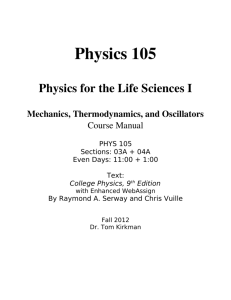 Physics 105