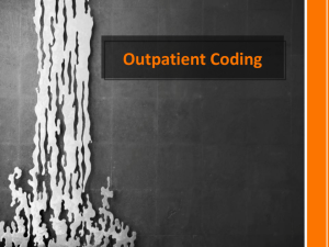 Outpatient Coding