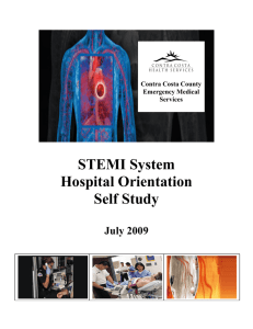STEMI System Hospital Orientation Self Study