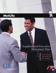 Supplemental Executive Retirement Plan
