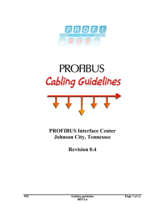 PIC PROFIBUS Cabling Guide