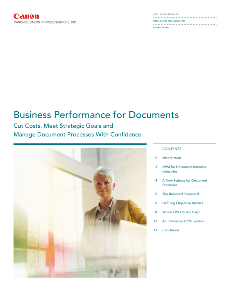 Business Performance for Documents