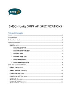 API Specifications  - SMSGH Developer Network