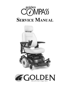 Golden Technologies Compass Service Manual