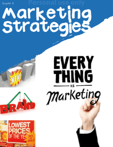 Chapter 8: Marketing Strategies