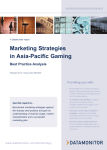 Marketing strategies for success in Asia Pacific gaming