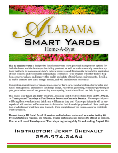 Alabama Smart Yards - Decatur Parks & Recreation