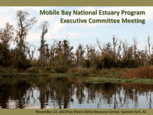 Presentation - Mobile Bay National Estuary Program