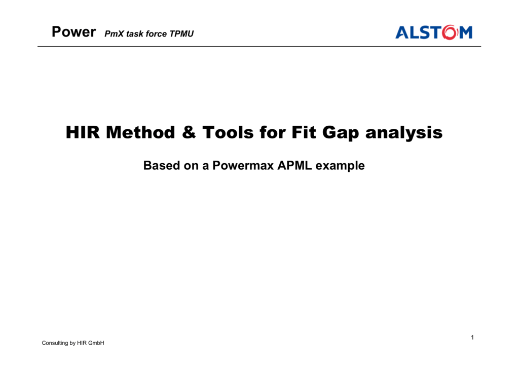 Alstom Process Master List Apml New Example