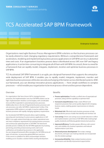 TCS Accelerated SAP BPM Framework Flyer_150414