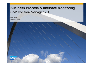 Business Process & Interface Monitoring
