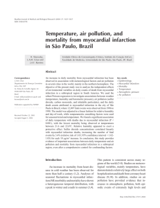 Temperature, air pollution, and mortality from myocardial infarction