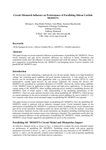 Circuit Mismatch Influence on Performance of Paralleling Silicon