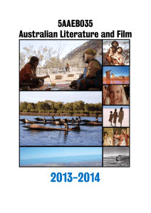 5AAEB035 Australian Literature and Film