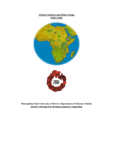 Africa Study Guide pdf - Metropolitan State University of Denver