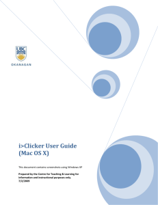 i>Clicker User Guide (Mac OS X)