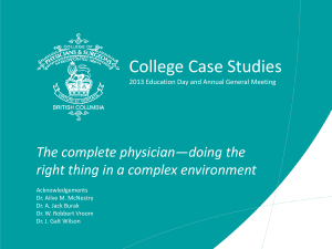 The complete physician—doing the right thing in a complex