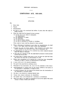 limitation act, 1935-1954.