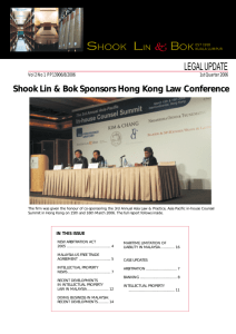 legal update - Shook Lin & Bok