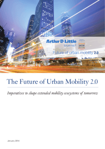 The Future of Urban Mobility 2.0