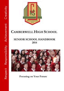Year 10 - Camberwell High School