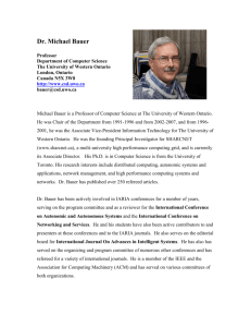 Dr. Michael Bauer