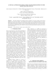 A NEURAL APPROACH TO REAL TIME COLOUR RECOGNITION